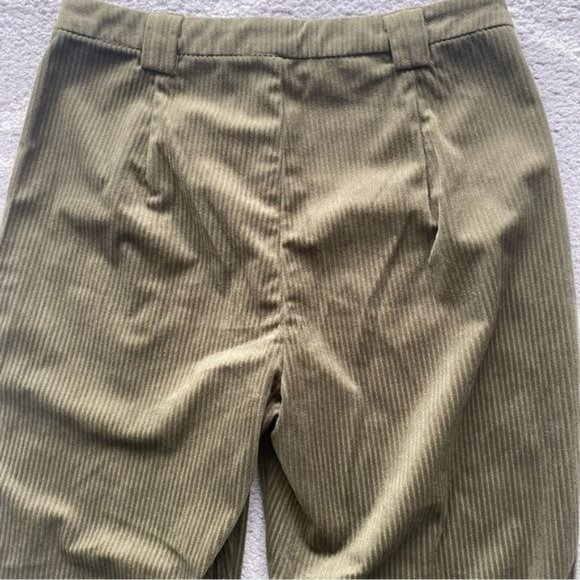 Cider Pants & Jumpsuits Cider Corduroy Wide Leg Olive Green Pants Xl Poshmark